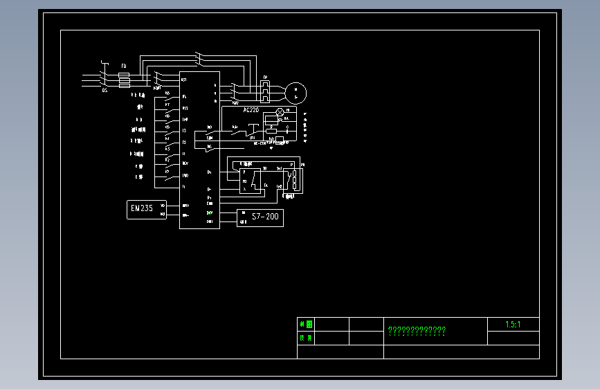 Z3230-矿井提升机变频调速控制系统设计+CAD+说明书==205249=200