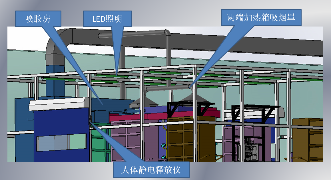 B4738-汽车头枕涂胶生产线sw18可编辑