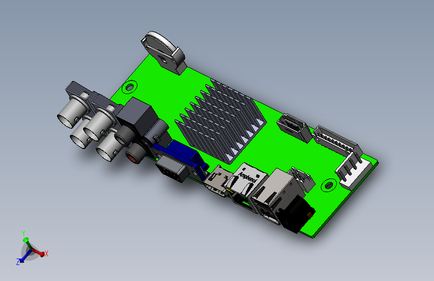 【非标图纸】-DVR 板 (PCB) 8004T-XMC  SW  STEP