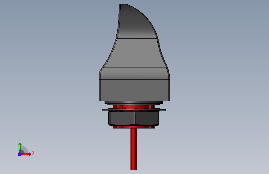 光线式触摸光电开关按钮SW-211_SOLIDWORKS 2020_模型图纸下载 – 懒石网