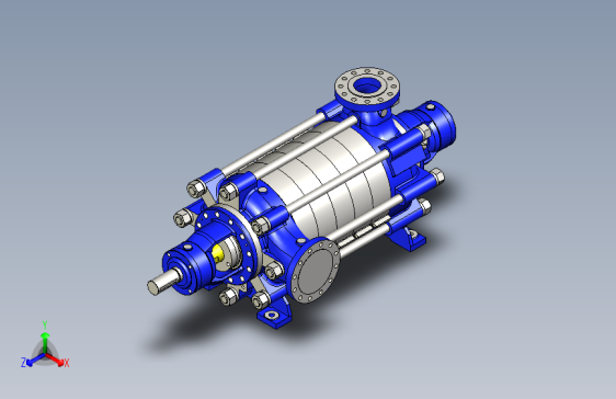 G02047-SULZER 环分段泵型号 MC 6 级