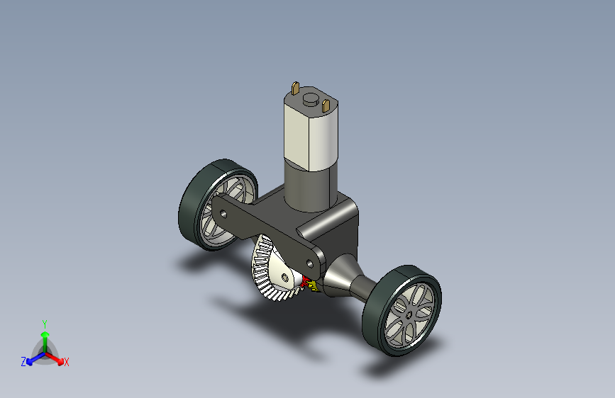 差速器演示结构3D图纸+IGS+STP格式