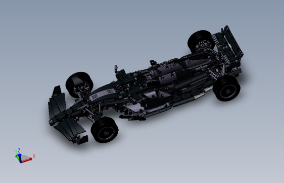 梅赛德斯奔驰F1赛车拼装模型