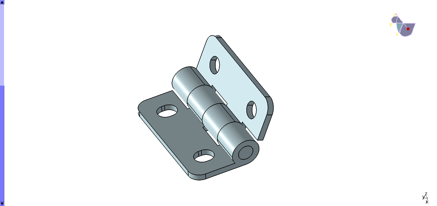 圆腰形孔蝶形铰链可调节合页SHPSNA5