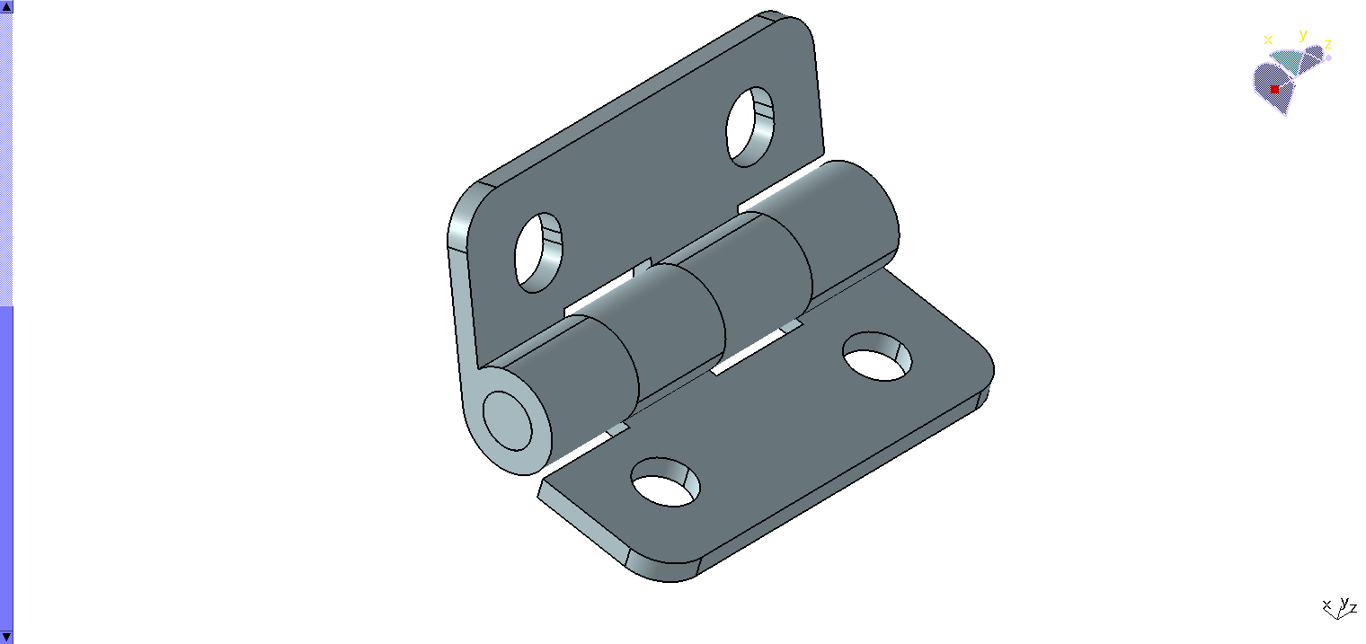 圆腰形孔蝶形铰链可调节合页SHPSNA5