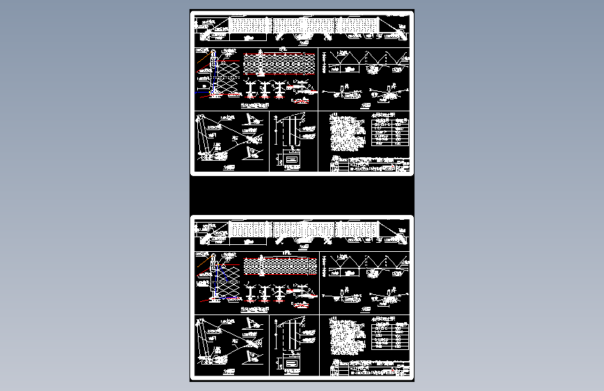 经典主动被动防护网国家标准图纸CAD版（含设计说明）