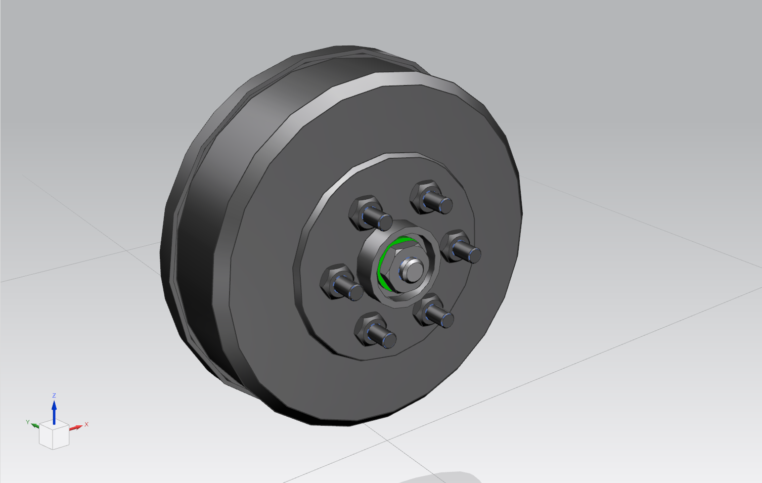 鼓式制动器3D图纸+UG设计