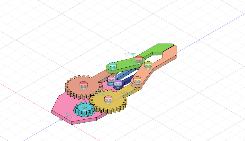 G02706-夹爪 伺服机器人夹具72