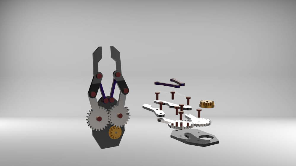 G02706-夹爪 伺服机器人夹具72