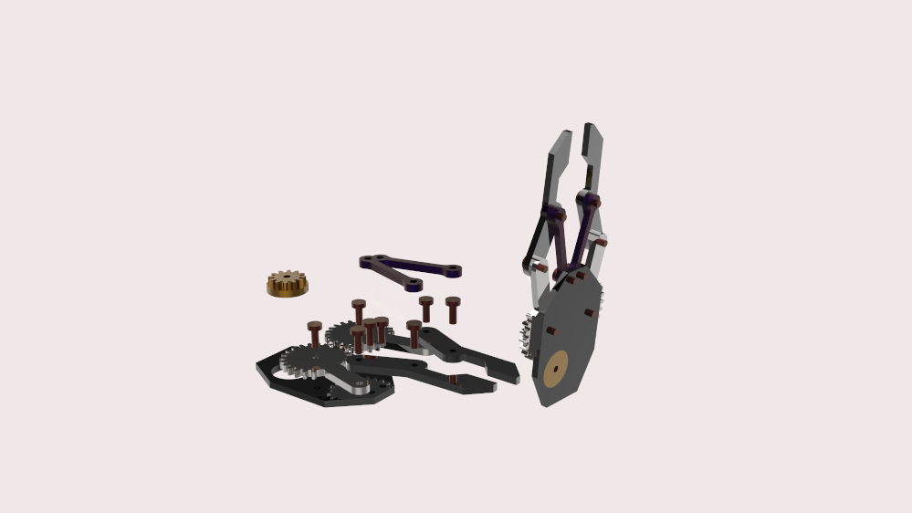 G02706-夹爪 伺服机器人夹具72