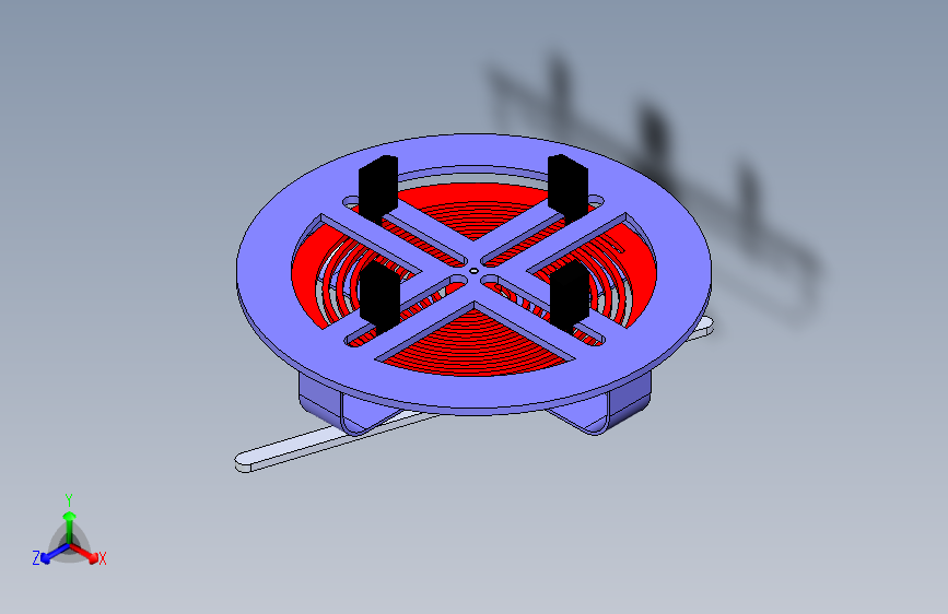 G02729-夹爪 Solidworks 中的螺旋夹具机构3