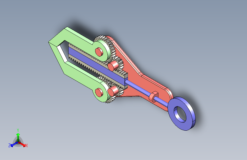 G02734-夹爪 Solidworks 中的机器人机构 GRipper19