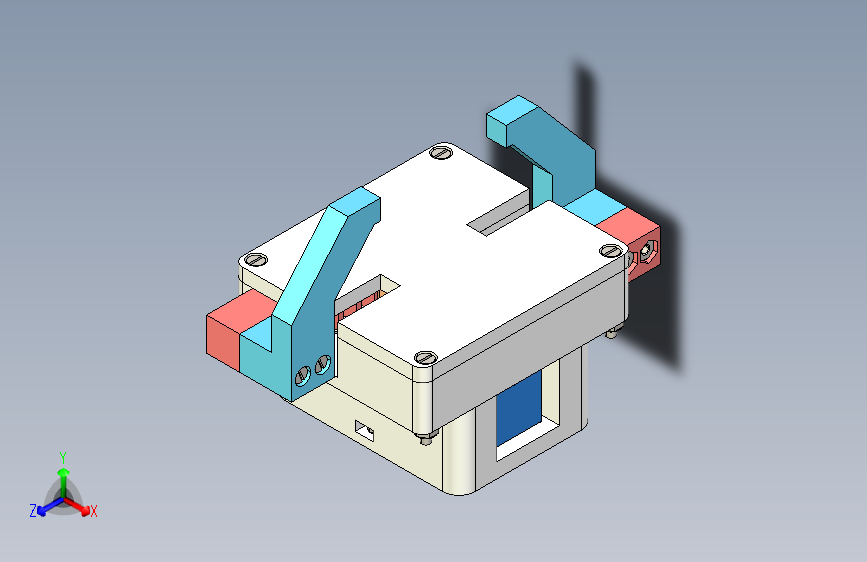 G02928-夹爪 适用于 28BYJ-48 步进电机的 3D 打印夹具