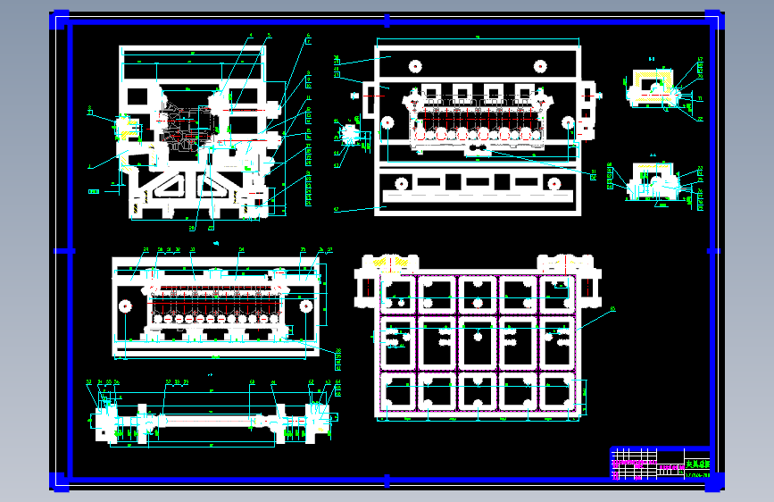 气缸体双工位专用钻床总体及夹具设计含7张CAD图