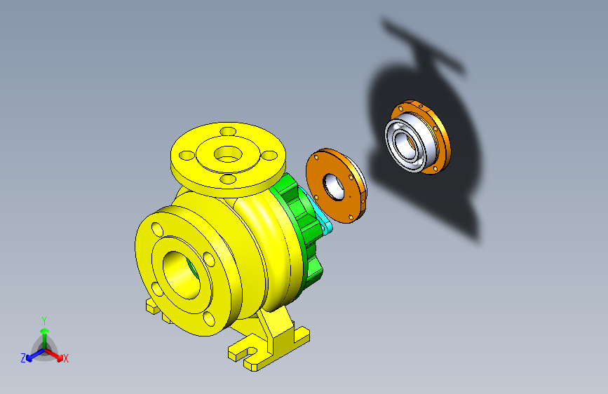 G02503-离心泵 SolidWorks