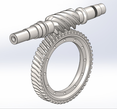 蜗轮和轴设计