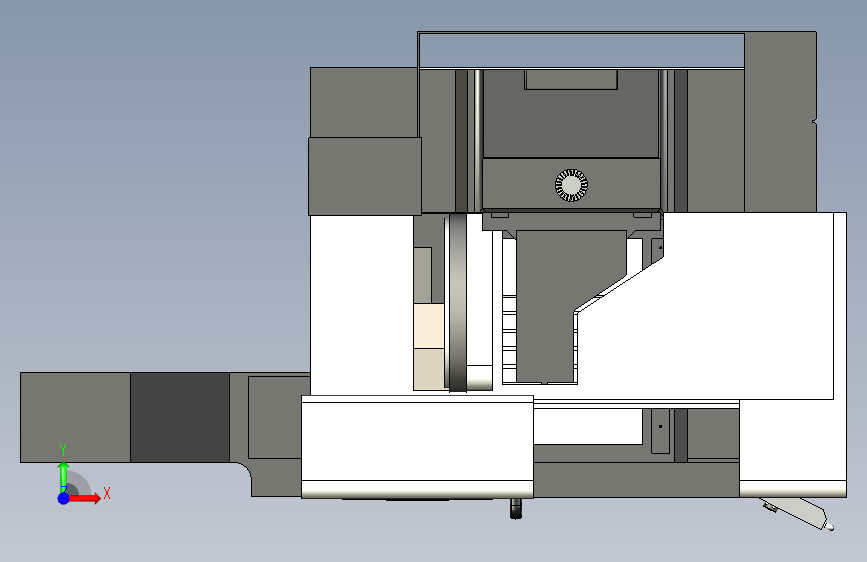 带第 4 轴的 Mazak Nexus 510C 正面视图
