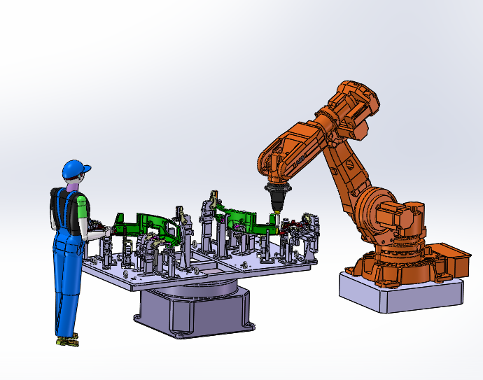 机器人自动焊接工装