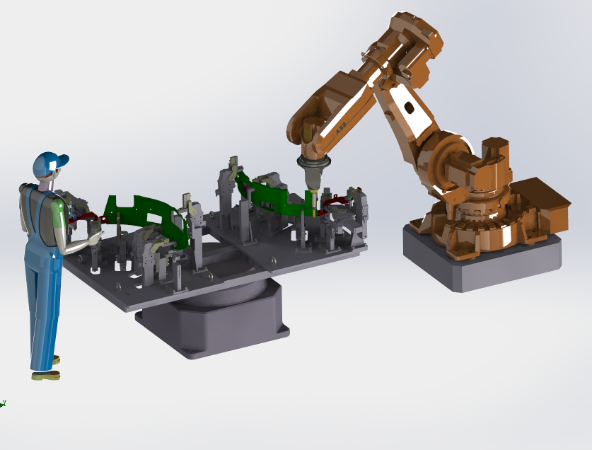 机器人自动焊接工装