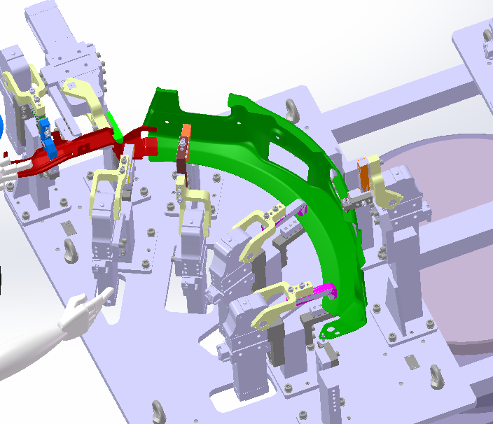 机器人自动焊接工装