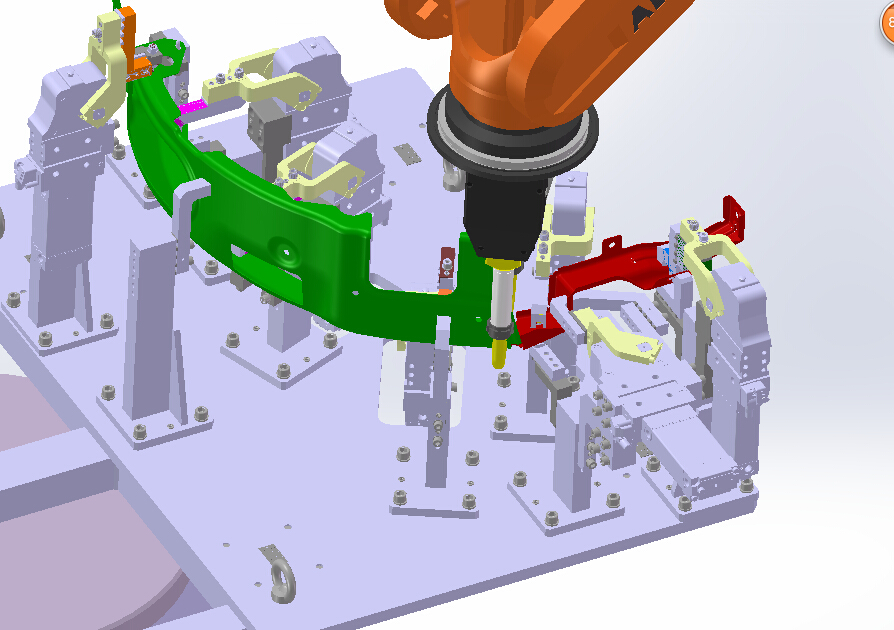 机器人自动焊接工装