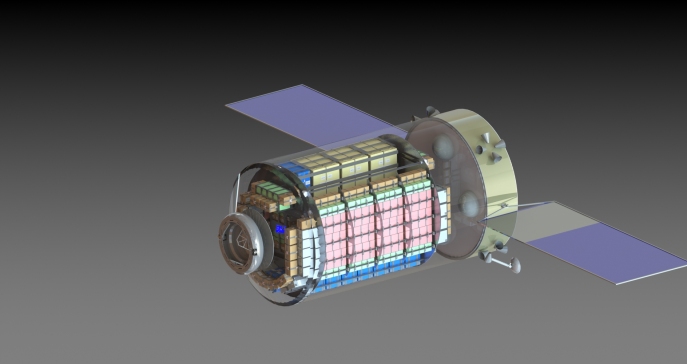 Lunar Gateway星际货物运送飞行器概念设计3D图纸 STEP格式
