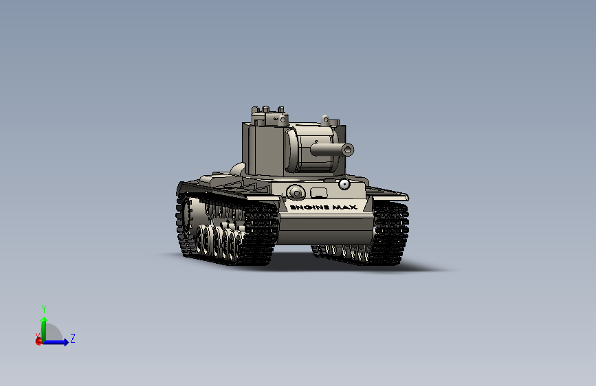 KV-1 是苏联 5 级重型坦克。