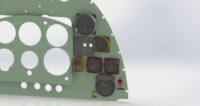 INST-2 Spitfire MK IX 增压计