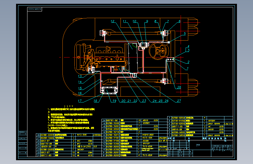 叉车电气图.dwg