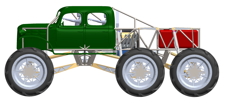 SLINGER 巨型泥浆车 6x6 动力车