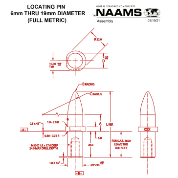 NAAMS - 定位销 APS