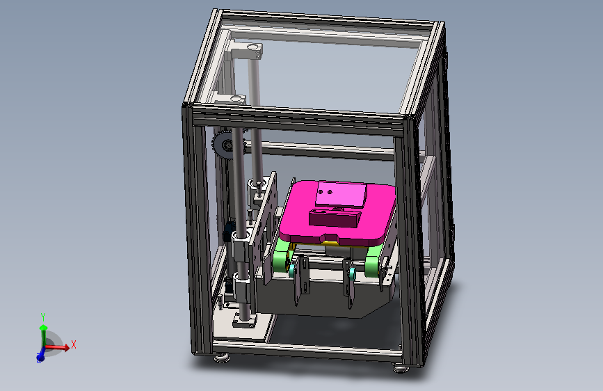 倍速线升降机3D