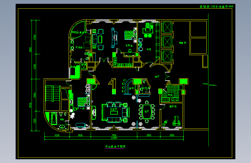 总统套房CAD63A203