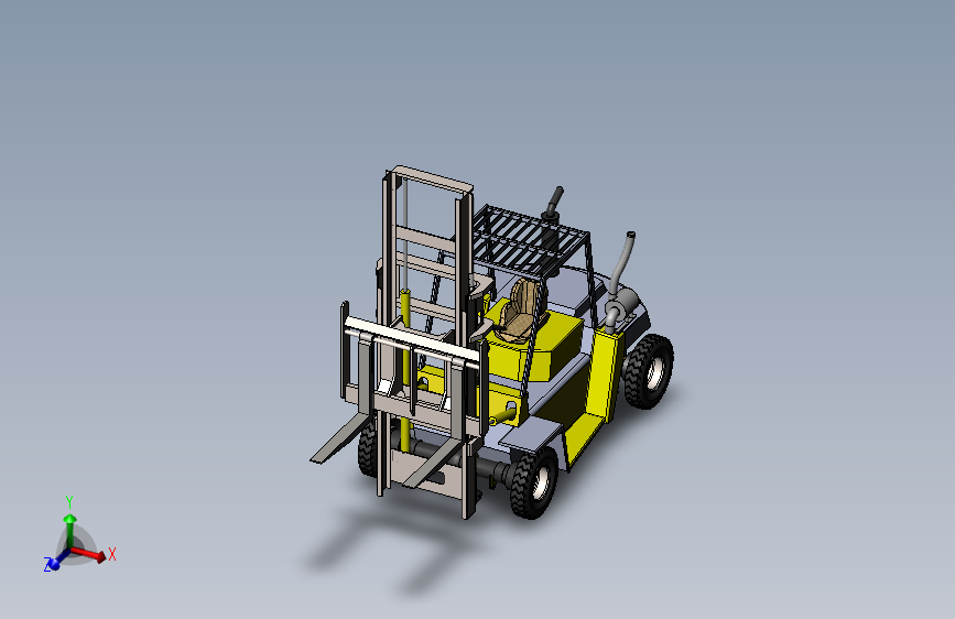 叉车模型3D