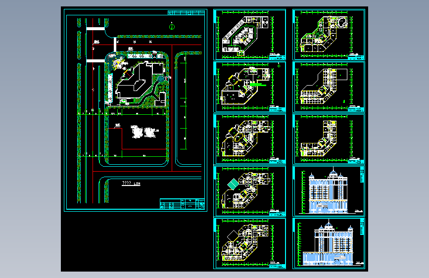 某十三层大酒店建筑设计方案