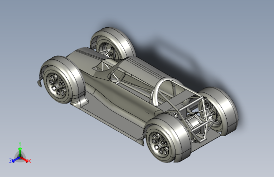 车架底盘electric-race-car-chassis-1 6 STP