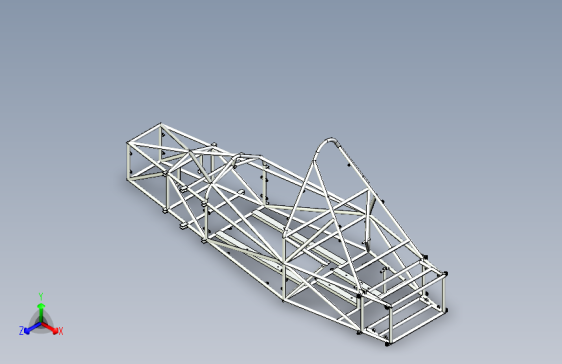 车架底盘formula-sae-chassis-frame-1 2 STP