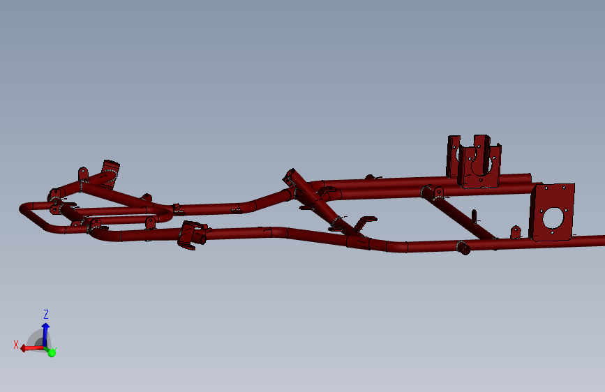 车架底盘go-kart-chassis-8 2 STP IGS SW