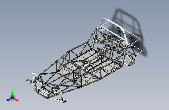 车架底盘haynes-roadster-chassis STL X_T