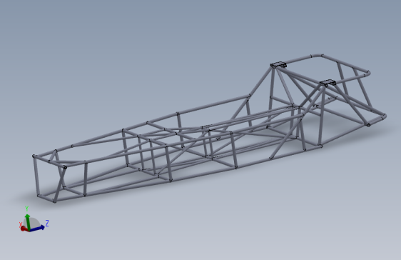 车架底盘lotus-7-replica-chassis SW STL