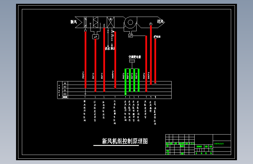 新风机组控制原理图