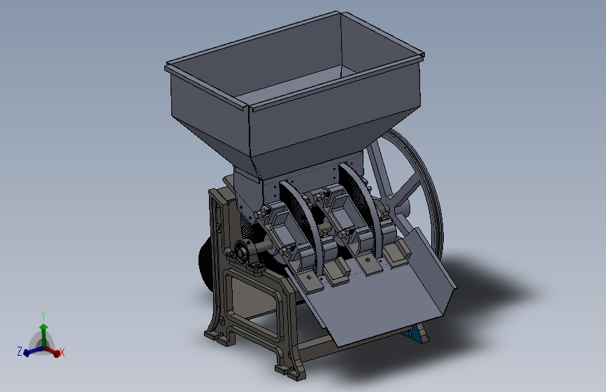 咖啡碎浆机设计模型