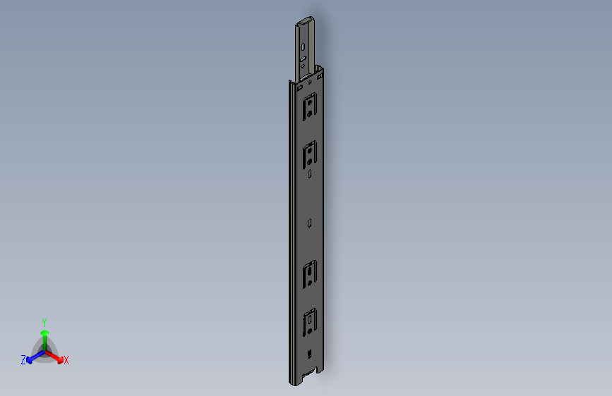 滑轨400mm-bearing-rail-1 3 STP STL