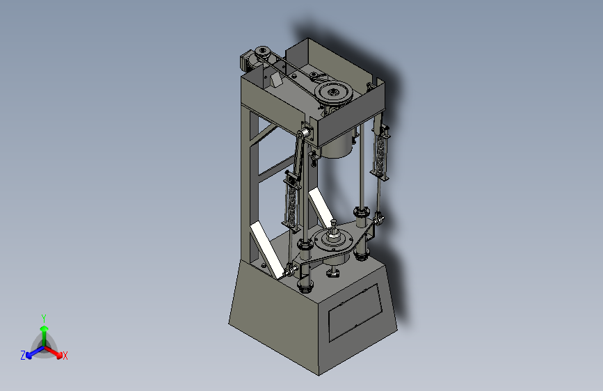 回转体黏土成型机3D数模图纸+STEP格式