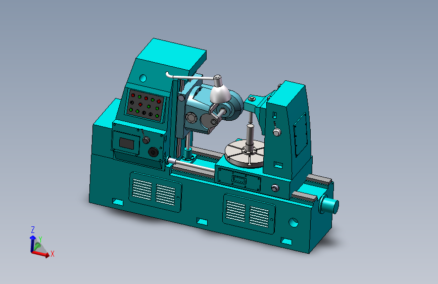 Y3150滚齿机三维模型