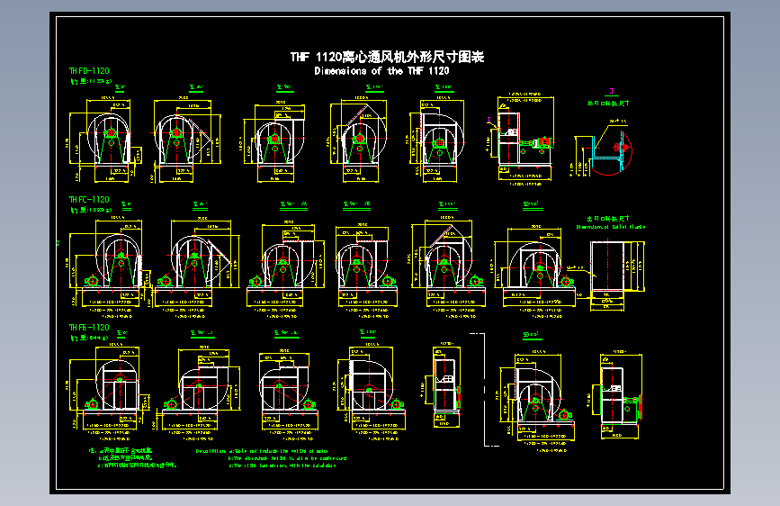 THF通用风机DWG