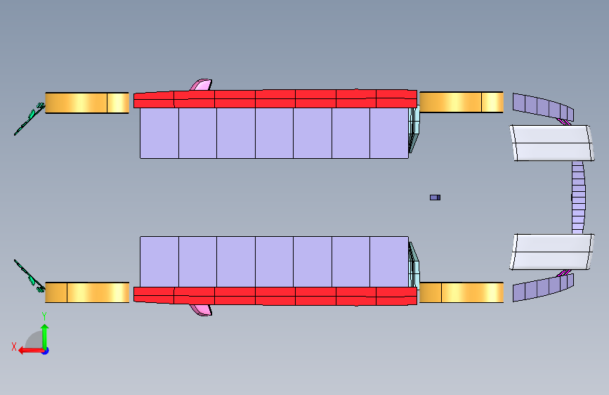 梅赛德斯-奔驰-类-迈巴赫 catia v5 背面视图