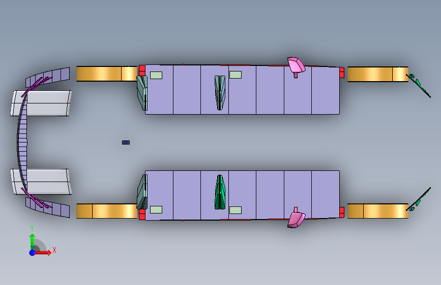 梅赛德斯-奔驰-类-迈巴赫 catia v5 正面视图