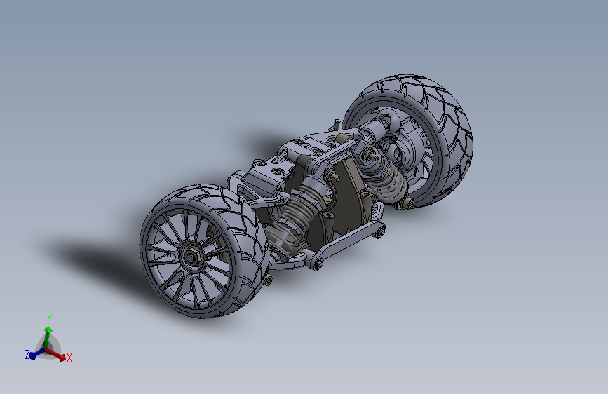 车轮悬架 SW16_SOLIDWORKS 2016_模型图纸下载 – 懒石网