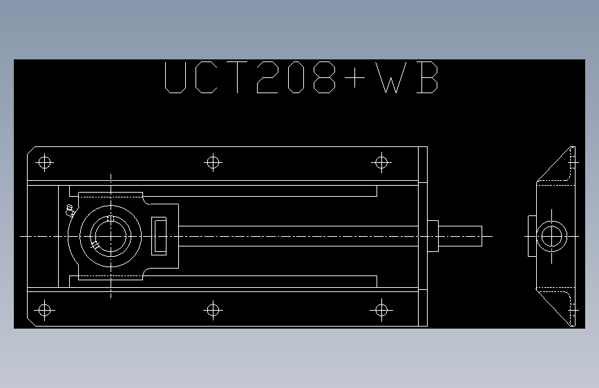 UCT+WB轴承座图块